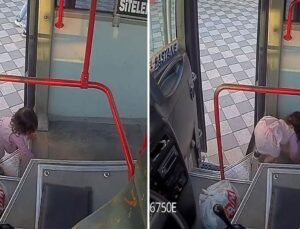 2 yaşındaki çocuk emekleyerek halk otobüsüne bindi, şoför evine giderken fark etti