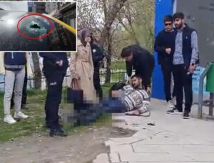 Adliyeye boşanma başvurusu yapmaya gelen eniştesini vurdu