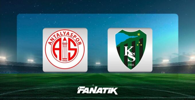 Antalyaspor – Kocaelispor maçı Canlı Anlatım – Süper Lig Antalya Kocaeli Maç Skoru ve İstatistikleri (Süper Lig 34. hafta)