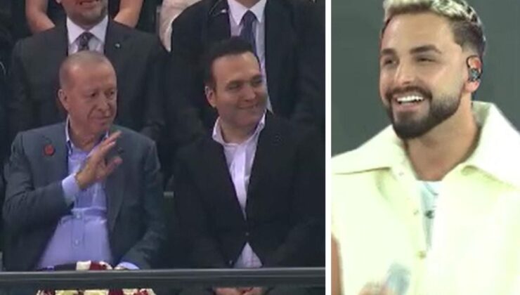 Cumhurbaşkanı Erdoğan, ünlü rapçi Sefo’nun konserini takip etti