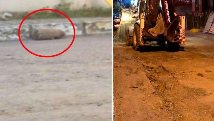 Eyüpsultan’da havan topu mermisi olduğu değerlendirilen mühimmat bulundu