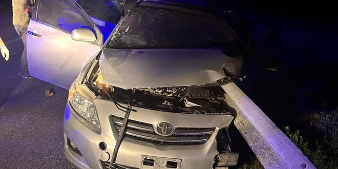 Hakkari'de otomobilin bariyere çarpması sonucu 1 kişi öldü