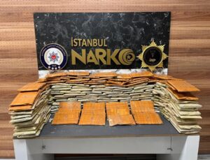 İstanbul’da bir kamyonette 92 kilo 500 gram eroin ele geçirildi