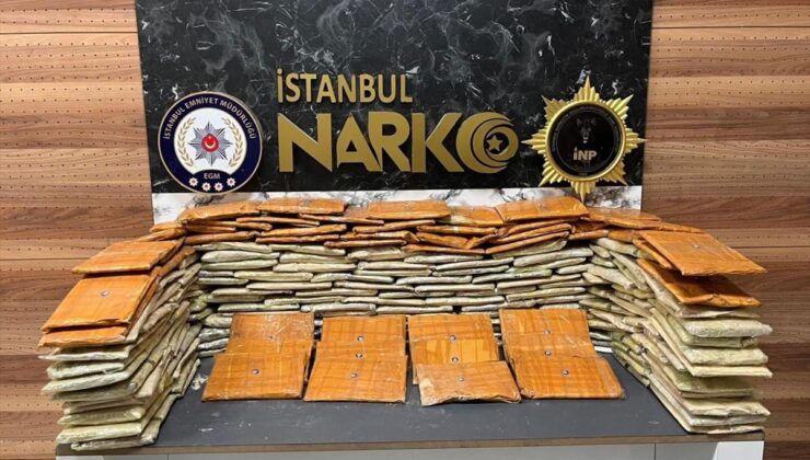 İstanbul’da bir kamyonette 92 kilo 500 gram eroin ele geçirildi