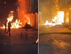 İstanbul’da büyük yangın! Çok sayıda dükkan hasar gördü