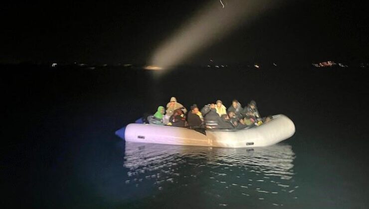 İzmir’de 9’u çocuk 25 düzensiz göçmen yakalandı