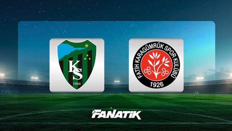Kocaelispor – Fatih Karagümrük maçı ne zaman, saat kaçta, hangi kanalda? (Küme düşme hattı)