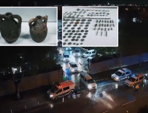 Konya merkezli 9 ilde tarihi eser operasyonu, 204 milyon TL’lik suç ağı çökertildi
