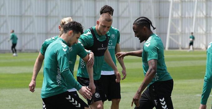 Konyaspor final maçının hazırlıklarını sürdürdü