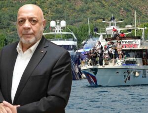 Küresel Sumud Filosu Gazze’ye gitmek üzere Marmaris’ten demir aldı