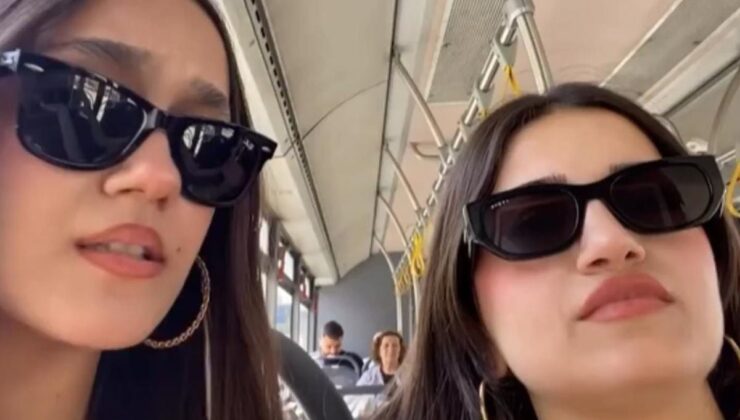 Otobüste gergin anlar! Şoföre "Kes sesini, beklemek zorundasın" diye bağırdı