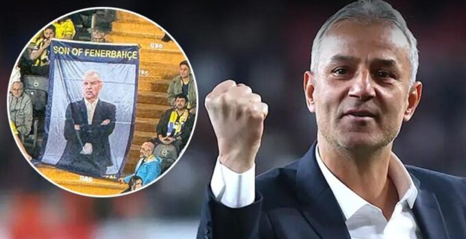 Pankart açıldı! Fenerbahçe taraftarından İsmail Kartal çağrısı
