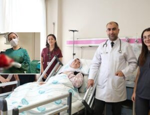 Sivas’ta sıra dışı ameliyat: Hastanın vücudundan 7.5 kiloluk kitle çıkarıldı