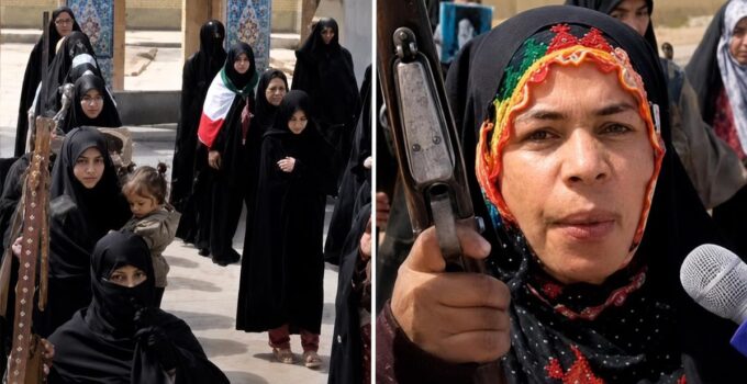 Tahran’ın göbeğinde verilmeye başlanan silah eğitimine en çok kadınlar ilgi gösterdi