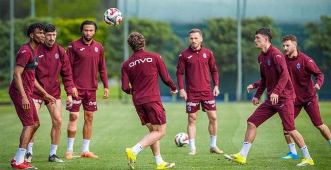 Trabzonspor kupa finali hazırlıklarına başladı