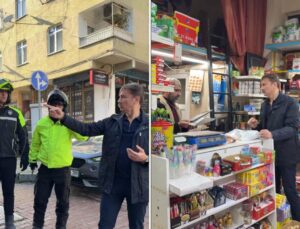 Bahçelievler Belediye Başkanı, ruhsatsız iş yapan Suriyeli esnafın dükkanını mühürledi