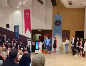 Bölüm başkanı "Diplomanızı vermiyorum" dedi, salon karıştı