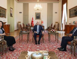 DEM Parti İmralı Heyeti, Kurtulmuş ile görüştü: Yasal düzenlemeler konuşuldu