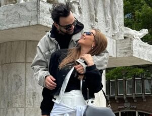 Evlilik yolunda ilk adım! Derya Uluğ ile Asil Gök nişanlandı