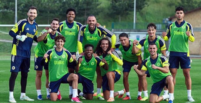 Fenerbahçe günü çift antrenmanla tamamladı