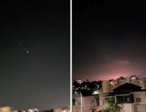 İran’ın misillemesinde bir füze Tel Aviv’e isabet etti