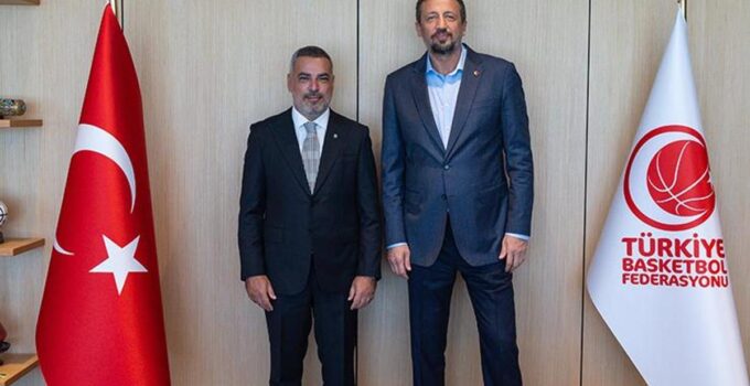 Özkan Arseven’den Türkiye Basketbol Federasyonu Başkanı Hidayet Türkoğlu’na Ziyaret