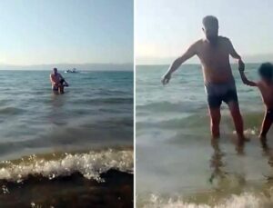Polis babanın acı sonu! Bu görüntü ölmeden 5 dakika önce çekildi