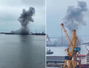 Savaşın gölgesi Karadeniz’e düştü! Limanda esrarengiz patlama