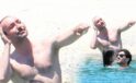 Viral dansıyla denizde şov