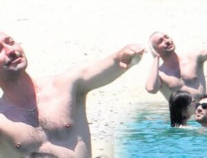 Viral dansıyla denizde şov