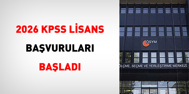 2026 KPSS Lisans Başvuruları Başladı