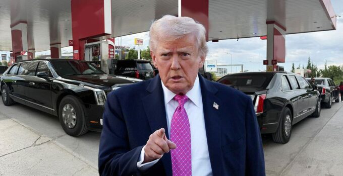 ABD Başkanı Trump’ın konvoyundaki araçlar Ankara’da görüntülendi