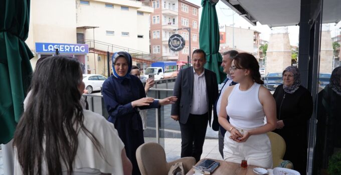 AK Parti Ankara Milletvekili Zeynep Yıldız, Çubuk’ta ziyaretlerde bulundu