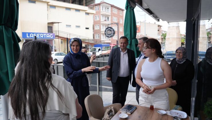 AK Parti Ankara Milletvekili Zeynep Yıldız, Çubuk’ta ziyaretlerde bulundu