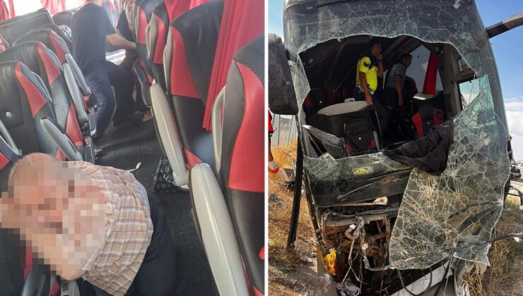 Ankara-Niğde otoyolunda otobüs devrildi: 40 yaralı