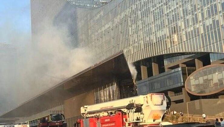 Ankara’da iş yerinde çıkan yangın söndürüldü