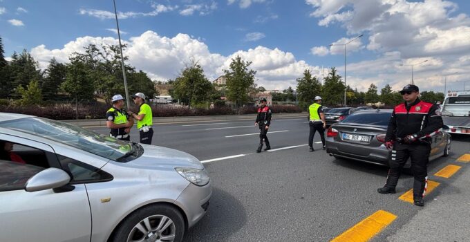 Ankara’da NATO tedbirleri kapsamında denetimler sürüyor