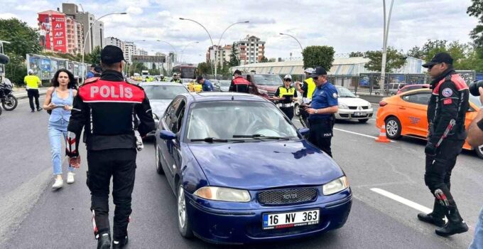 Ankara’da NATO Zirvesi kapsamında asayiş ve trafik denetimi gerçekleştirildi