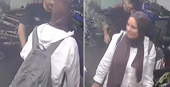 Atölyedeki genci zorla öpmeye çalıştı, beklemediği tepkiyle karşılaştı