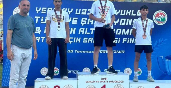 Aydınlı atlet Şirin Türkiye ikincisi oldu