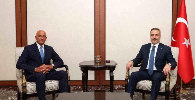 Bakan Fidan, ABD’nin Ankara Büyükelçisi Barrack’ı kabul etti
