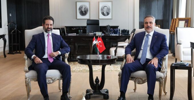 Bakan Fidan, IKBY Başbakan Yardımcısı Talabani ile görüştü