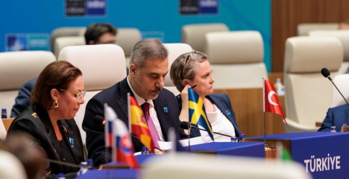 Bakan Fidan, NATO-Ukrayna Konseyi toplantısına katıldı