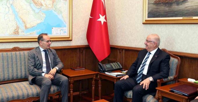 Bakan Güler, İtalya’nın Ankara Büyükelçisi’ni kabul etti