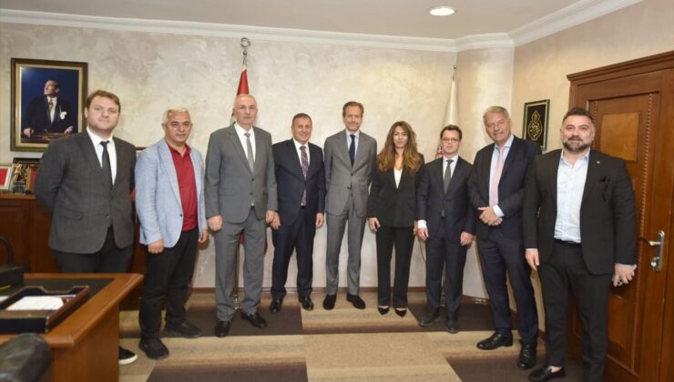 Belçika Büyükelçisi Van de Velde, TTSO’yu ziyaret etti