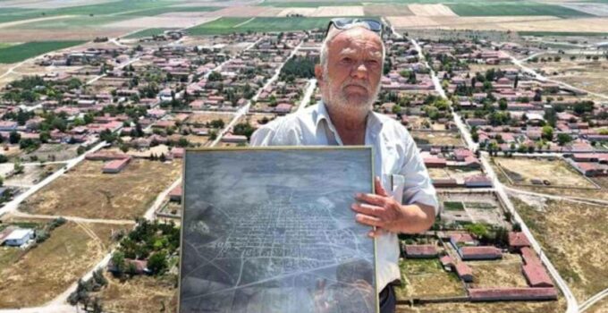 Bu köyde çıkmaz sokak yok! Adeta cetvelle çizilmiş gibi