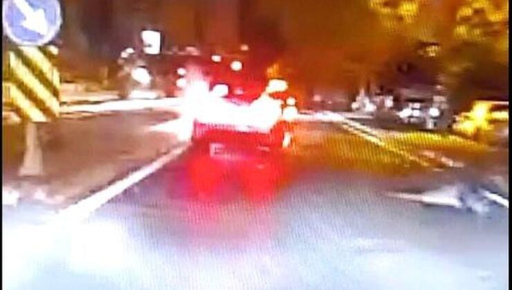 Buca’da belediye işçisinin ölümüne neden olan feci kaza kamerada