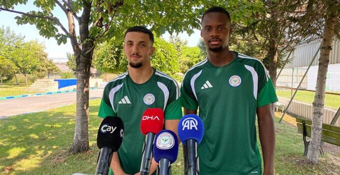 Çaykur Rizesporlu Siaka Bakayoko hedeflerini açıkladı