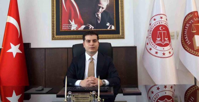Çeşme Cumhuriyet Başsavcısı Mert Tataroğlu görevine başladı