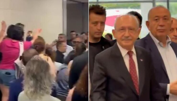 Deniz Göktaş’a destek için adliyeye giden Kılıçdaroğlu’na protesto